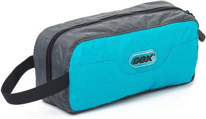 Travel Small Toiletry Bag for Men Nylon Dopp Kit Medicine Bag Travel Organizer Pouch Shave Kits for Teens Toiletry Essentials Bathroom Compact (Turquoise, 9.8 * 4.3 * 3.3 Inches)
