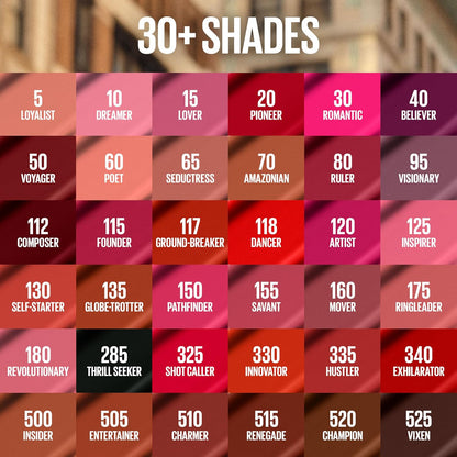 Maybelline Super Stay Matte Ink Liquid Lipstick Makeup, Long Lasting High Impact Color, up to 16H Wear, Exhilarator, Ruby Red, 1 Count, Packaging May Vary